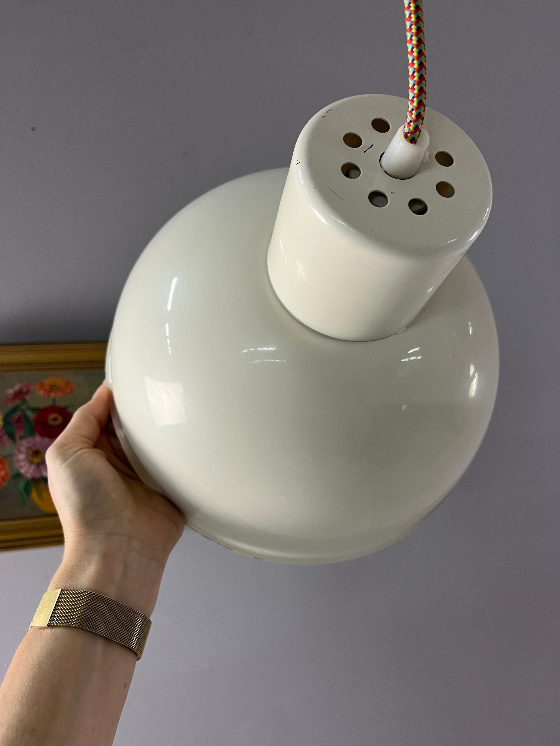 Hängelampe Bunker weiß von Jo Hammerborg für Fog & Mørup