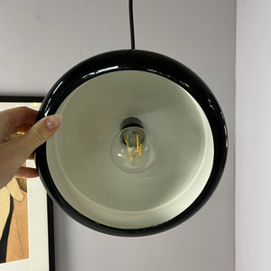 Hängelampe Bowlerhat schwarz