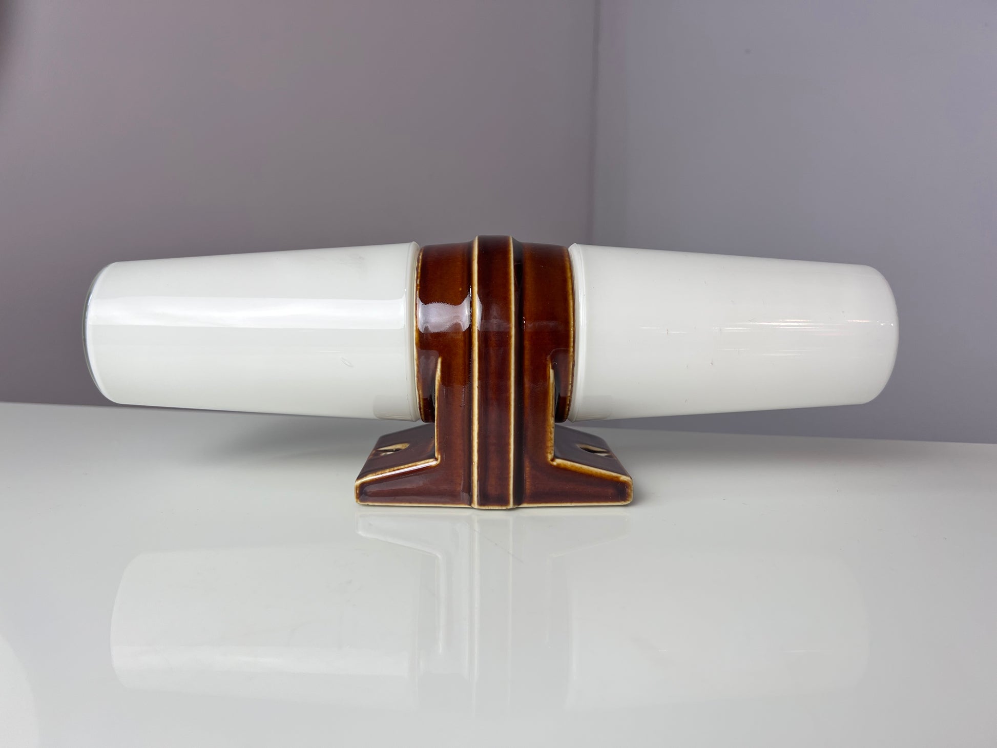 Wandlampe braun von Sigvard Bernadotte für Ifö