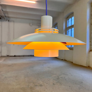 Lamellenlampe Modell Leto cremeweiß von Top Lamper