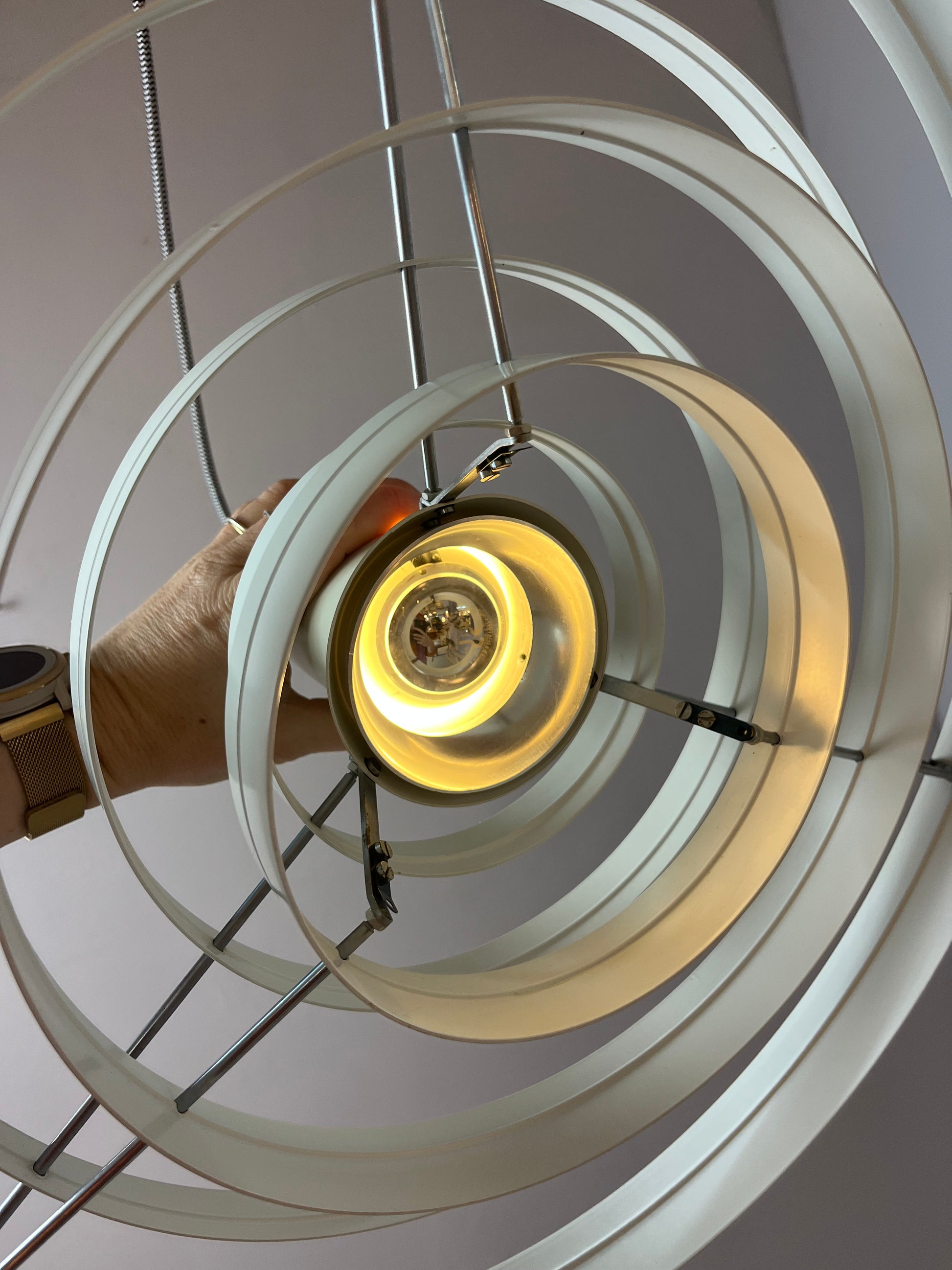 Hängelampe Fibonacci weiß von Sophus Frandsen für Fog & Mørup