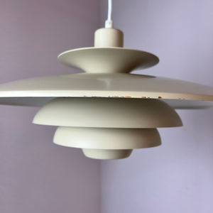 Lamellenlampe 'Alexia'  beige/weiß von JEKA