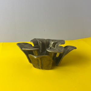 Kerzenständer Messing in Blütenform