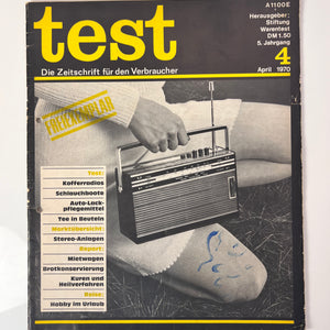 Stiftung Warentest Zeitschrift April 1970