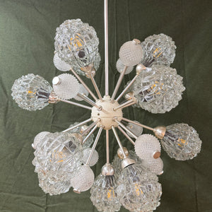 Sputnik Kronleuchter von Elektrofém ISZ