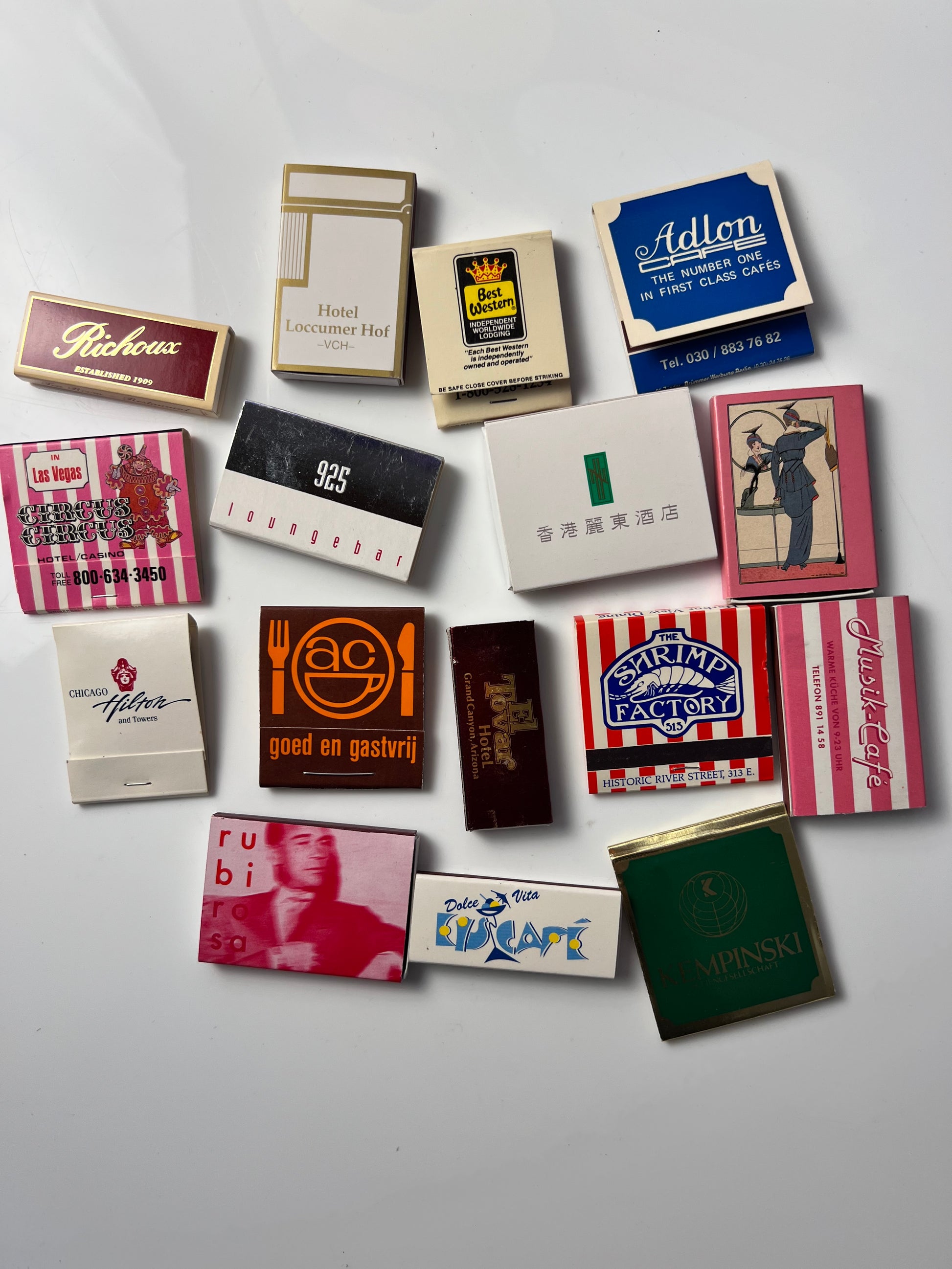 Set: Vintage Streichhölzer