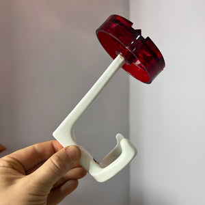 Set Kleiderhaken rot