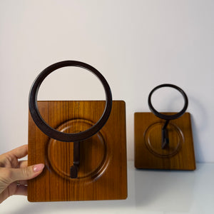 Set: Wandhaken Garderobe Teak von Sudbrock