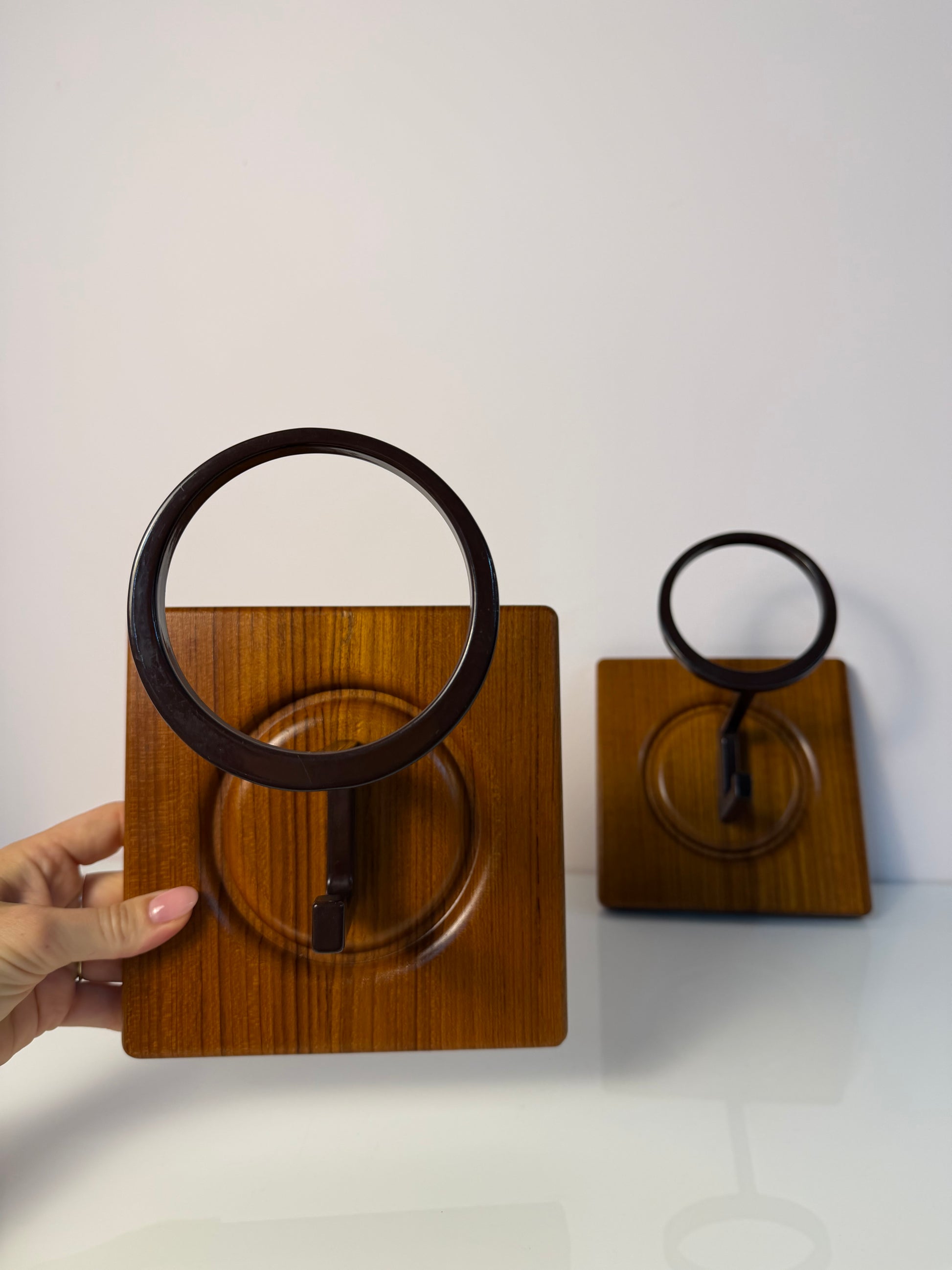 Set: Wandhaken Garderobe Teak von Sudbrock