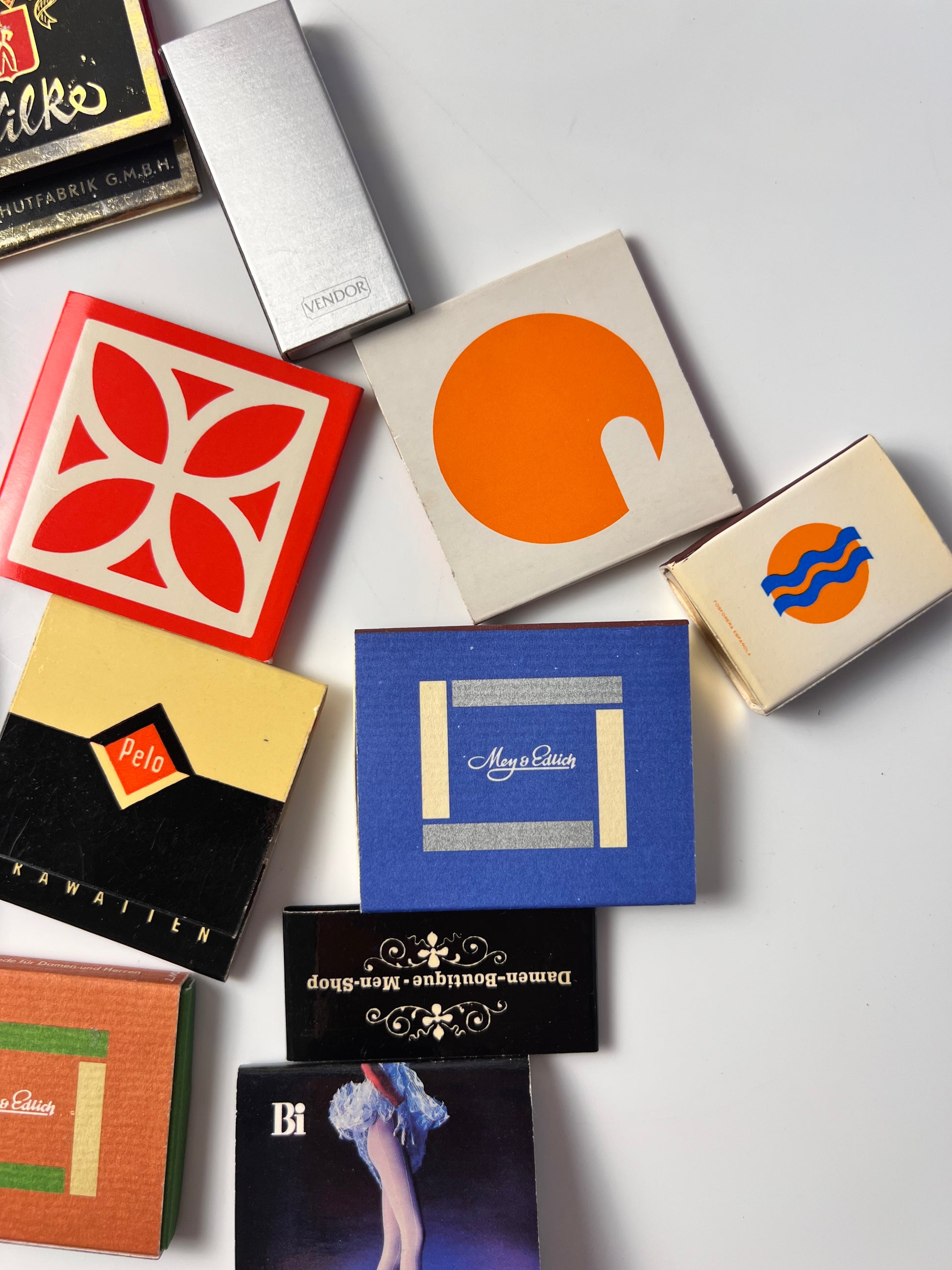 Set: Vintage Streichhölzer Grafik