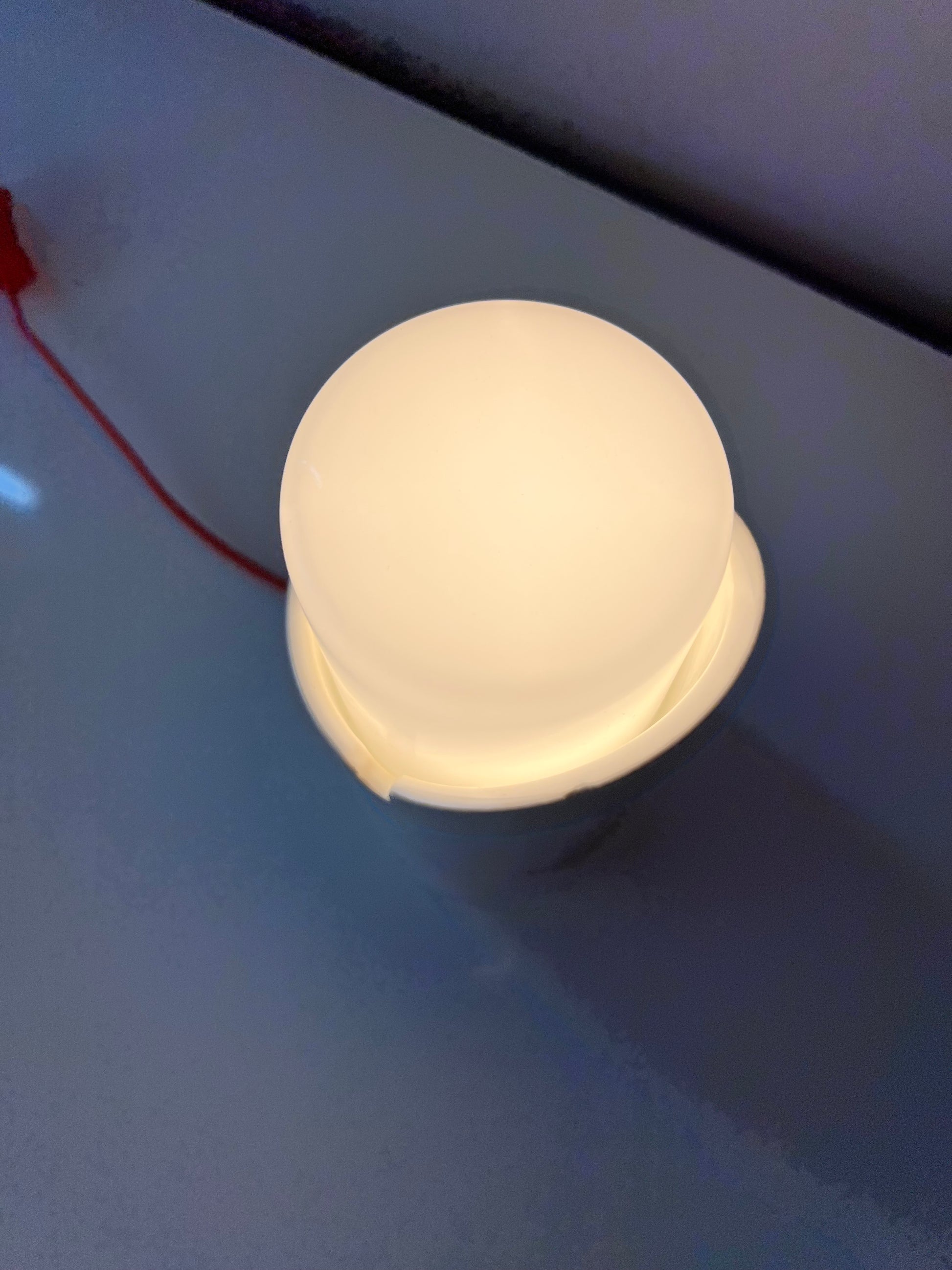 Wand-oder Tischlampe Modell 6050 weiß von Sigvard Bernadotte für Ifö