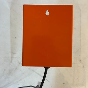 Wandlampe orange Glas