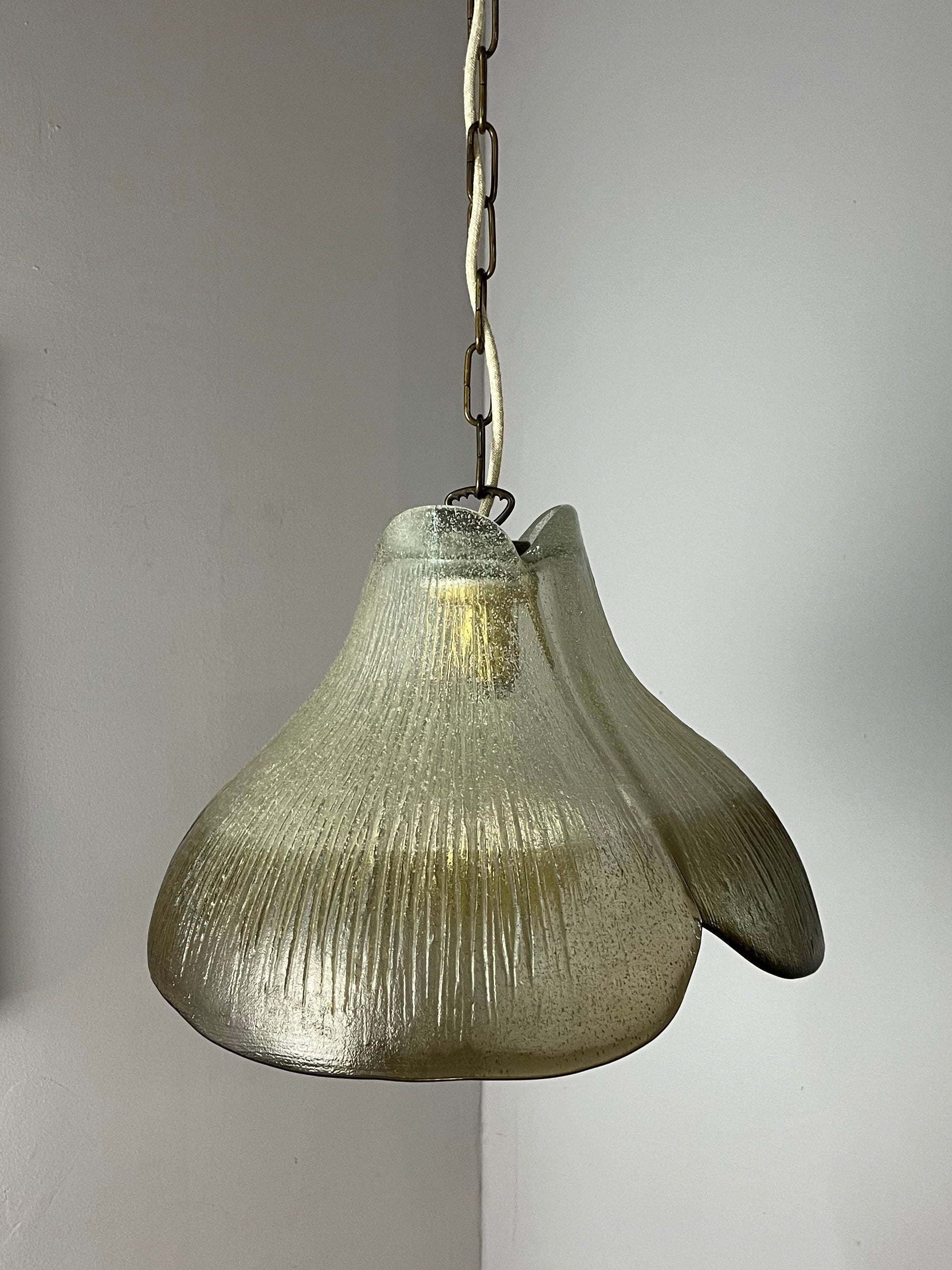 Hängelampe Blume Glas von Peill & Putzler