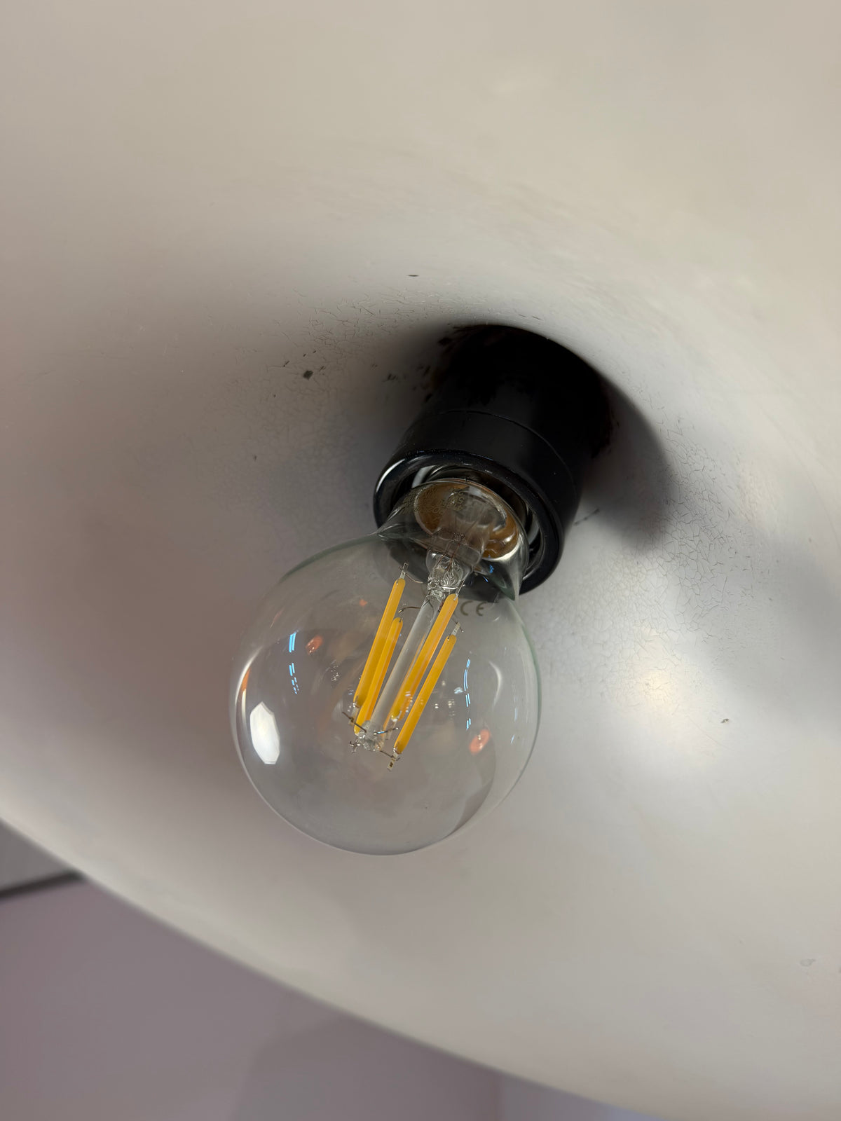 Trompetenlampe gold spiegelnd von Claus Bonderup & Torsten Thorup für Fog & Mørup