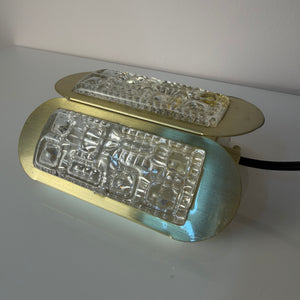 Wandlampe gold Glas von Vitrika