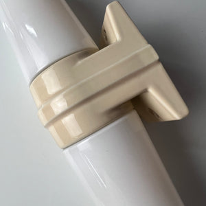 Wandlampe cremebeige von Sigvard Bernadotte für Ifö