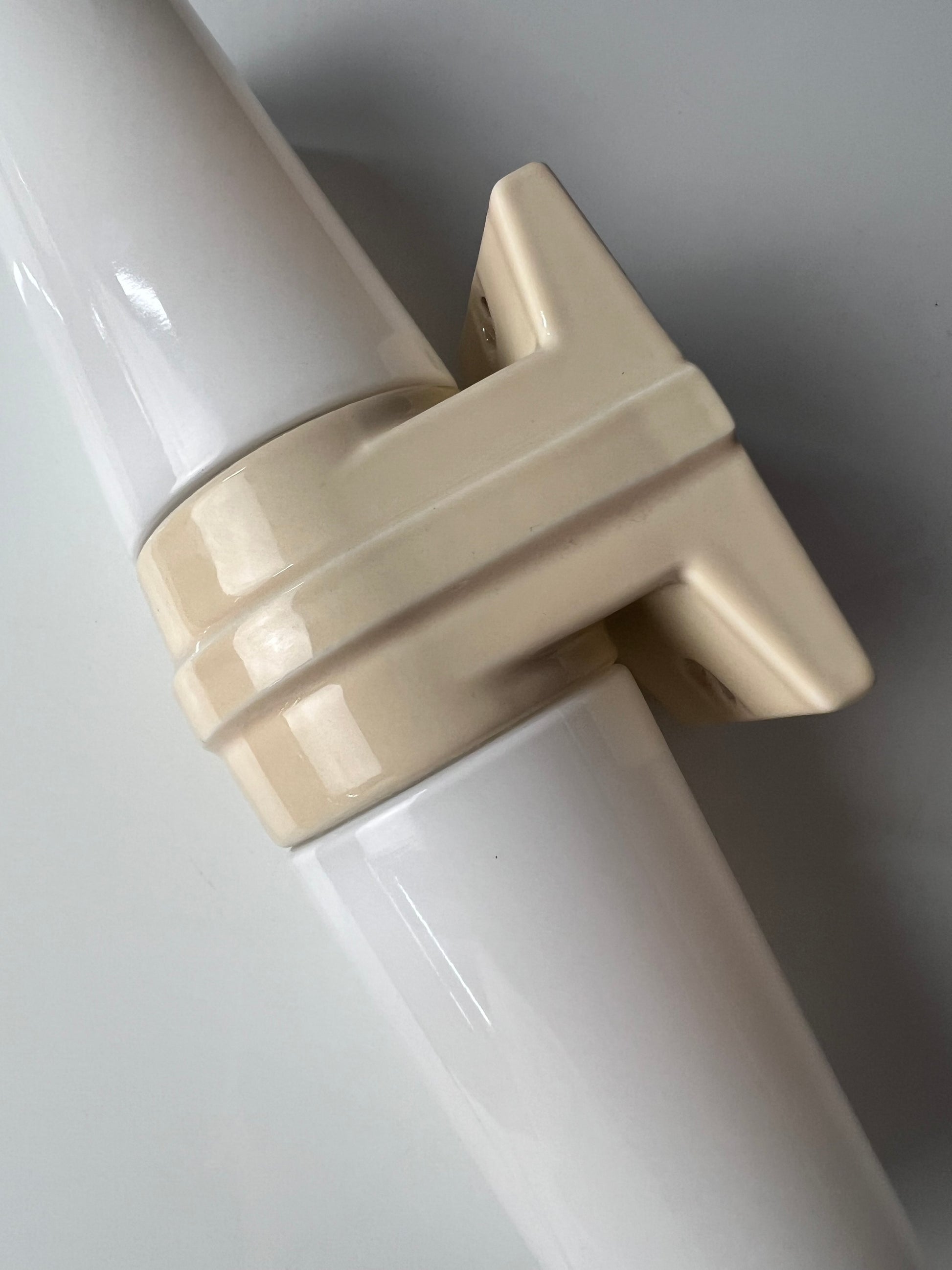 Wandlampe cremebeige von Sigvard Bernadotte für Ifö