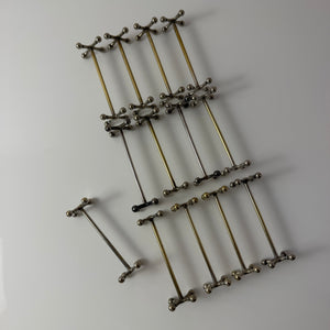 Set: 13x Besteckablage versilbert