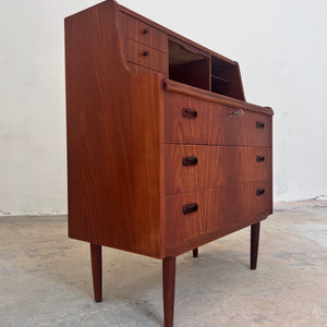 Sekretär Teak mit Spiegel aus Dänemark