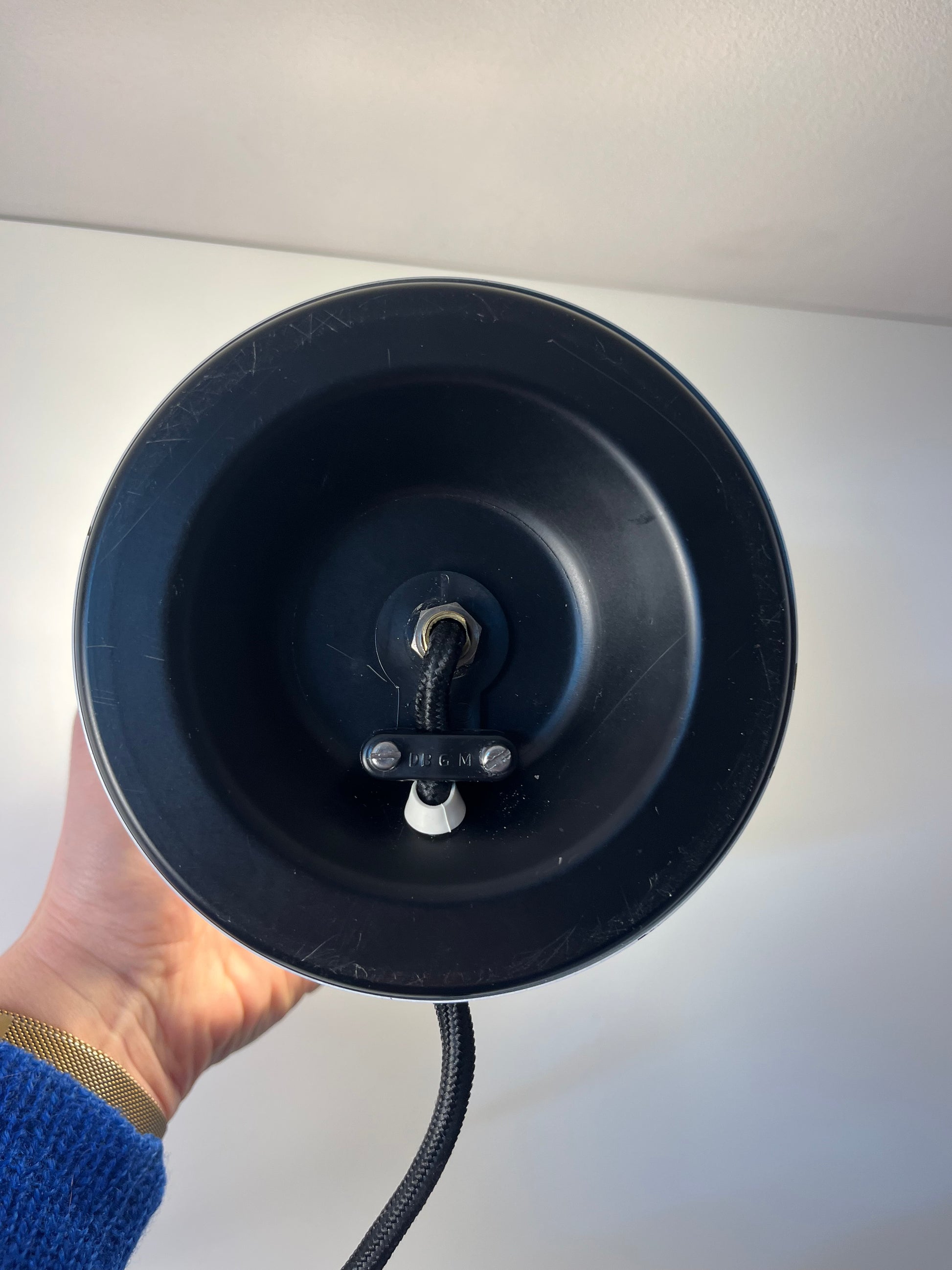 Kugel-Tischlampe weiß Strukturglas