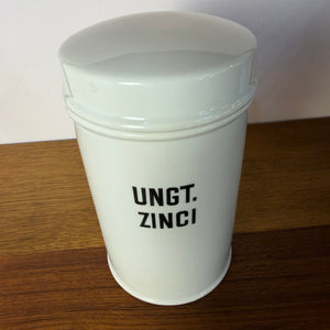 Apothekerdose Ungt. Zinci weiß Porzellan - 1000 ml