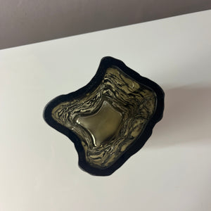 Bark Vase grau Glas von Margit Brandt