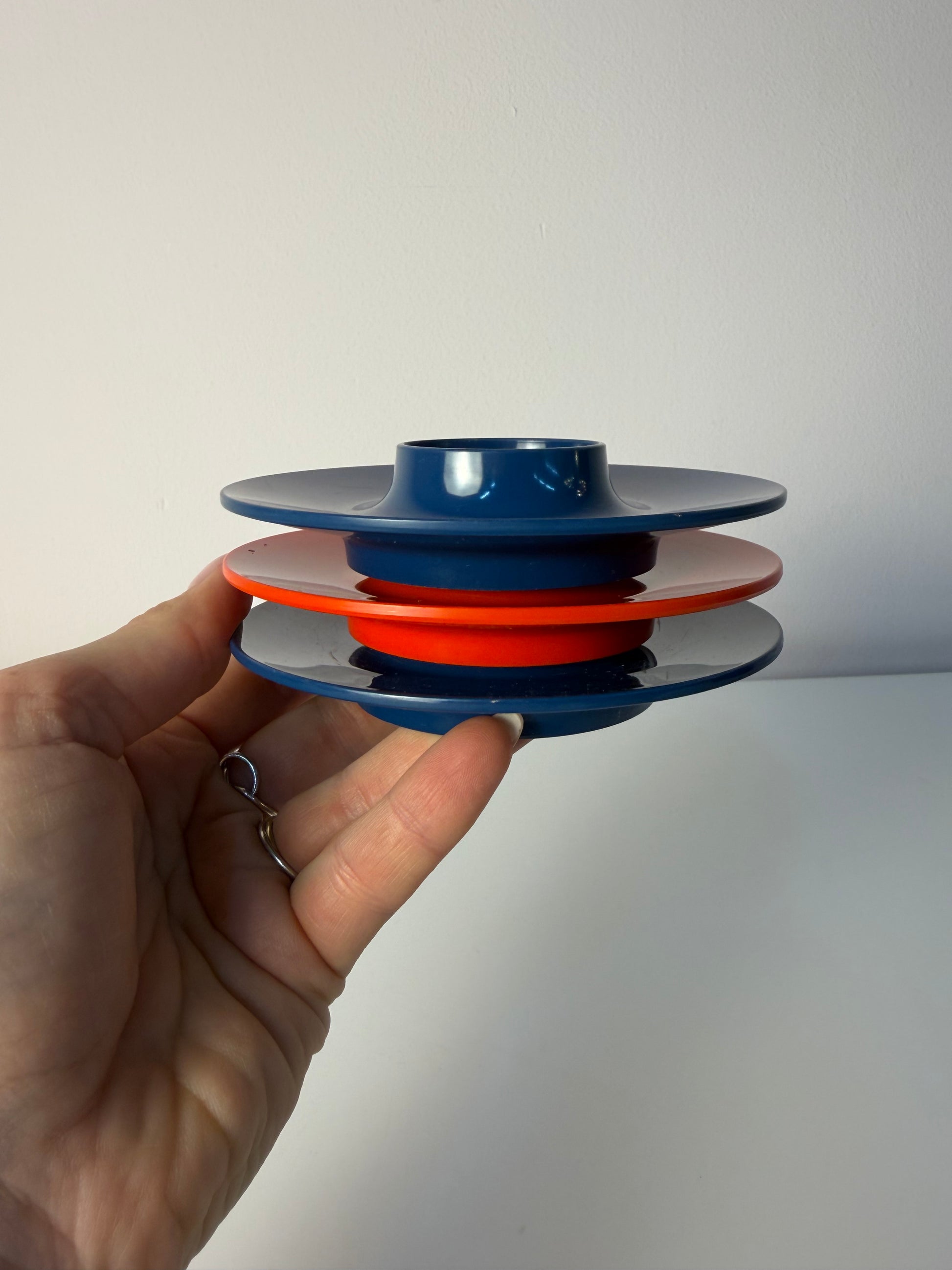 Set: 3x Eierbecher blau rot von Mepal