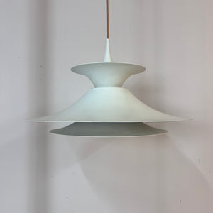 Lamellenlampe 'Radius' weiß von Erik Blaslev für Fog & Mørup