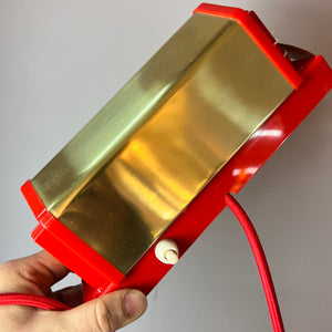 Wandleuchte rot gold von Lyfa