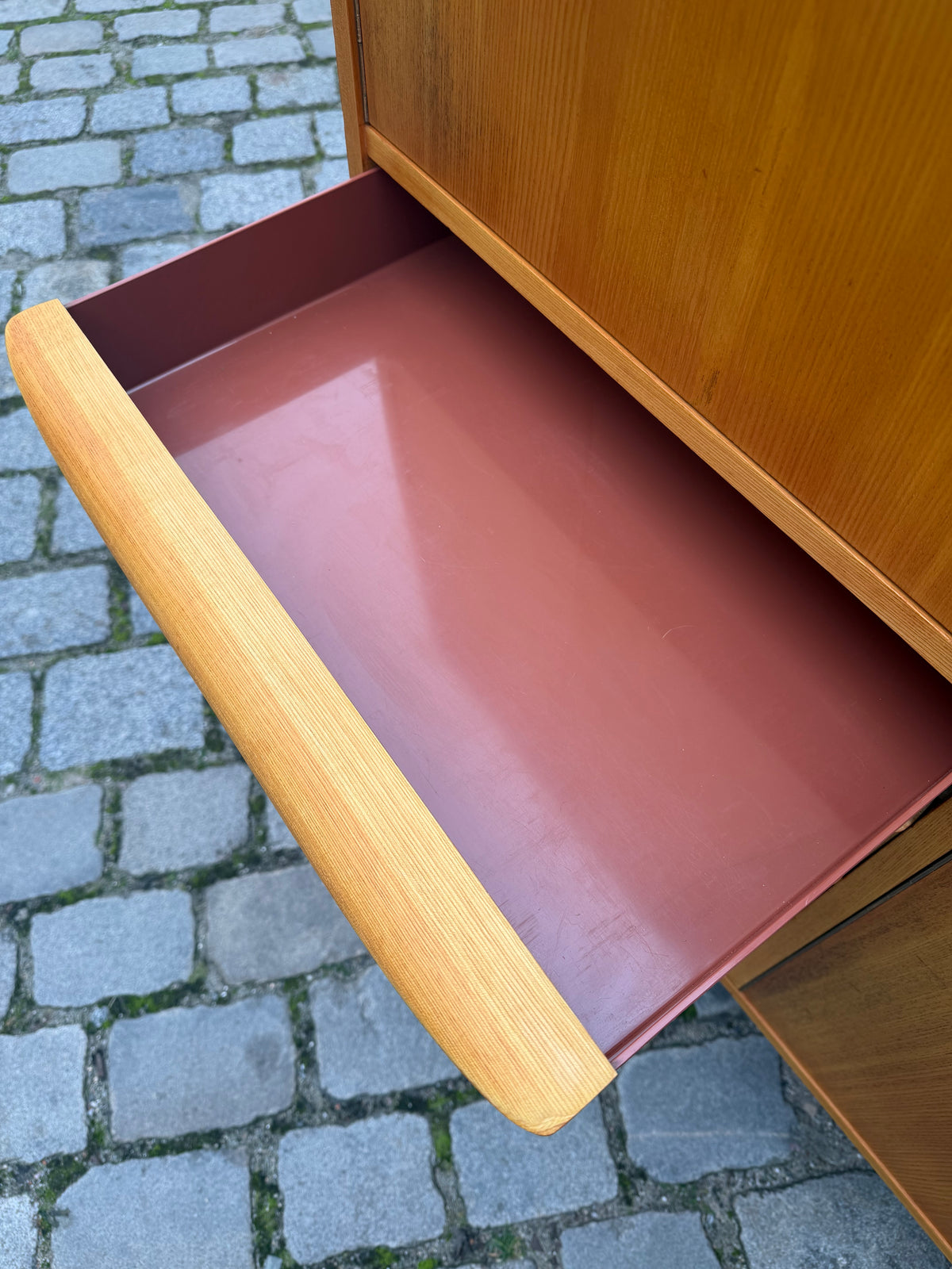 Highboard Typ 602/G Esche von Franz Ehrlich für Hellerau