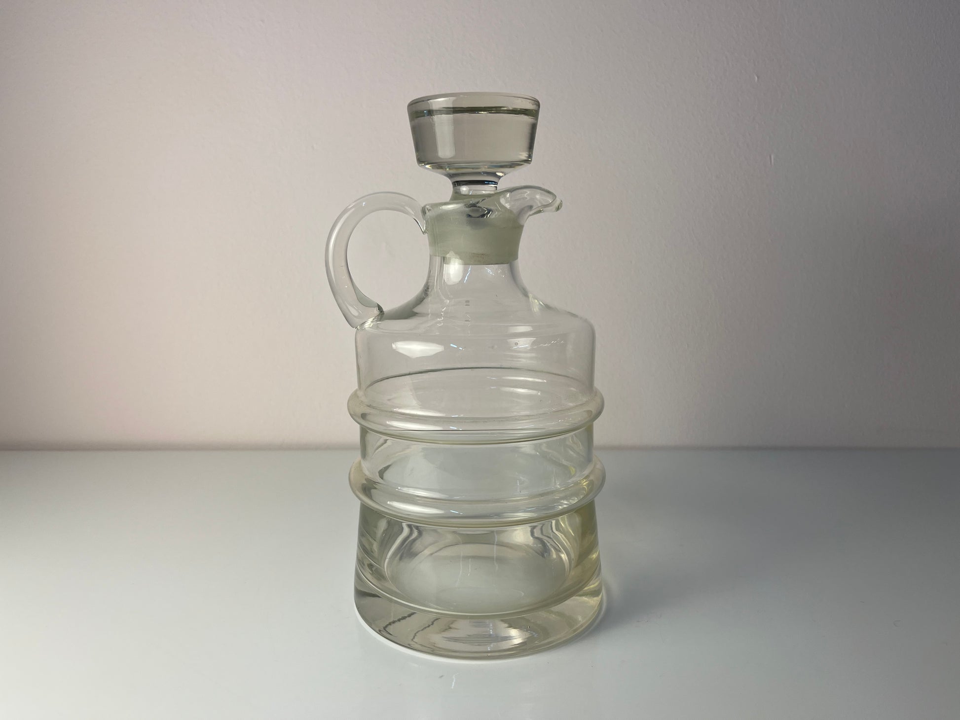 Likörkaraffe mit Stopfen Glas