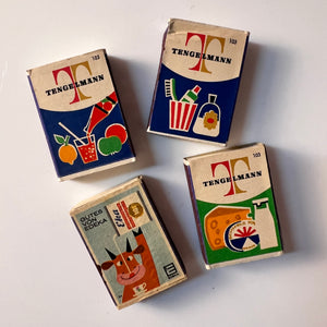 Set: Vintage Streichhölzer Tengelmann Edeka Sammlerobjekt