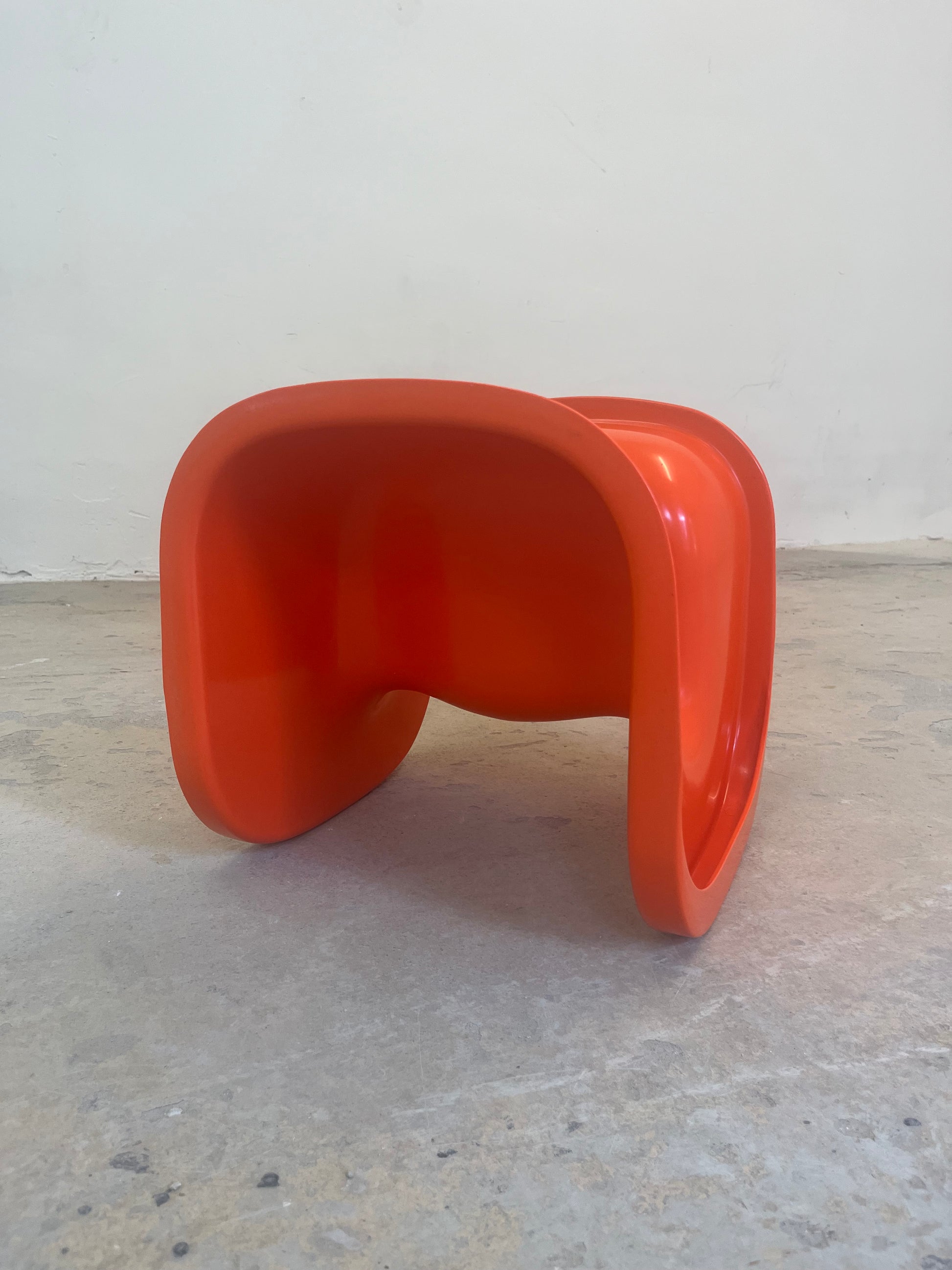 Multifunktionaler Kinderstuhl orange von Johannes Foersom & Peter Hiort Lorenzen für Cado