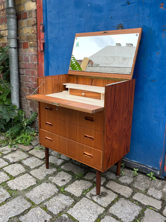 Schminkkommode mit Spiegel Teak von AG Spejl