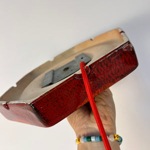Wandlampe rot Keramik von Hustadt Leuchten