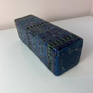 Vase Serie Rimini Blu von Aldo Londi für Bitossi
