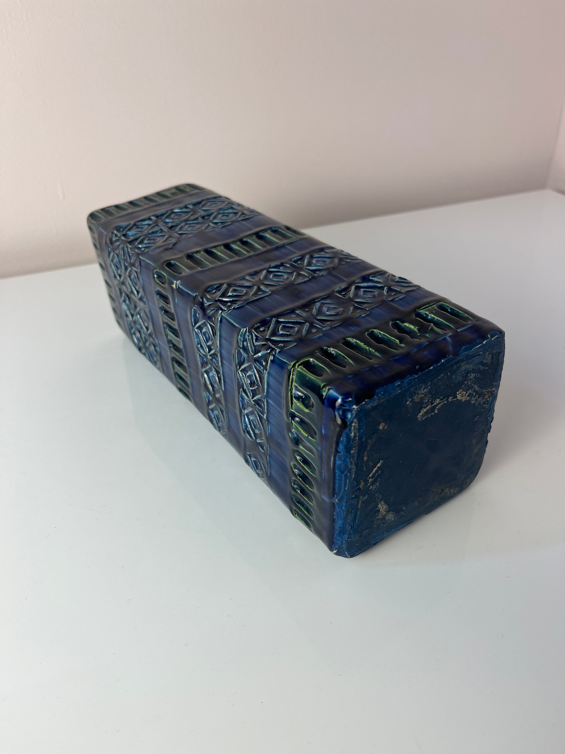 Vase Serie Rimini Blu von Aldo Londi für Bitossi