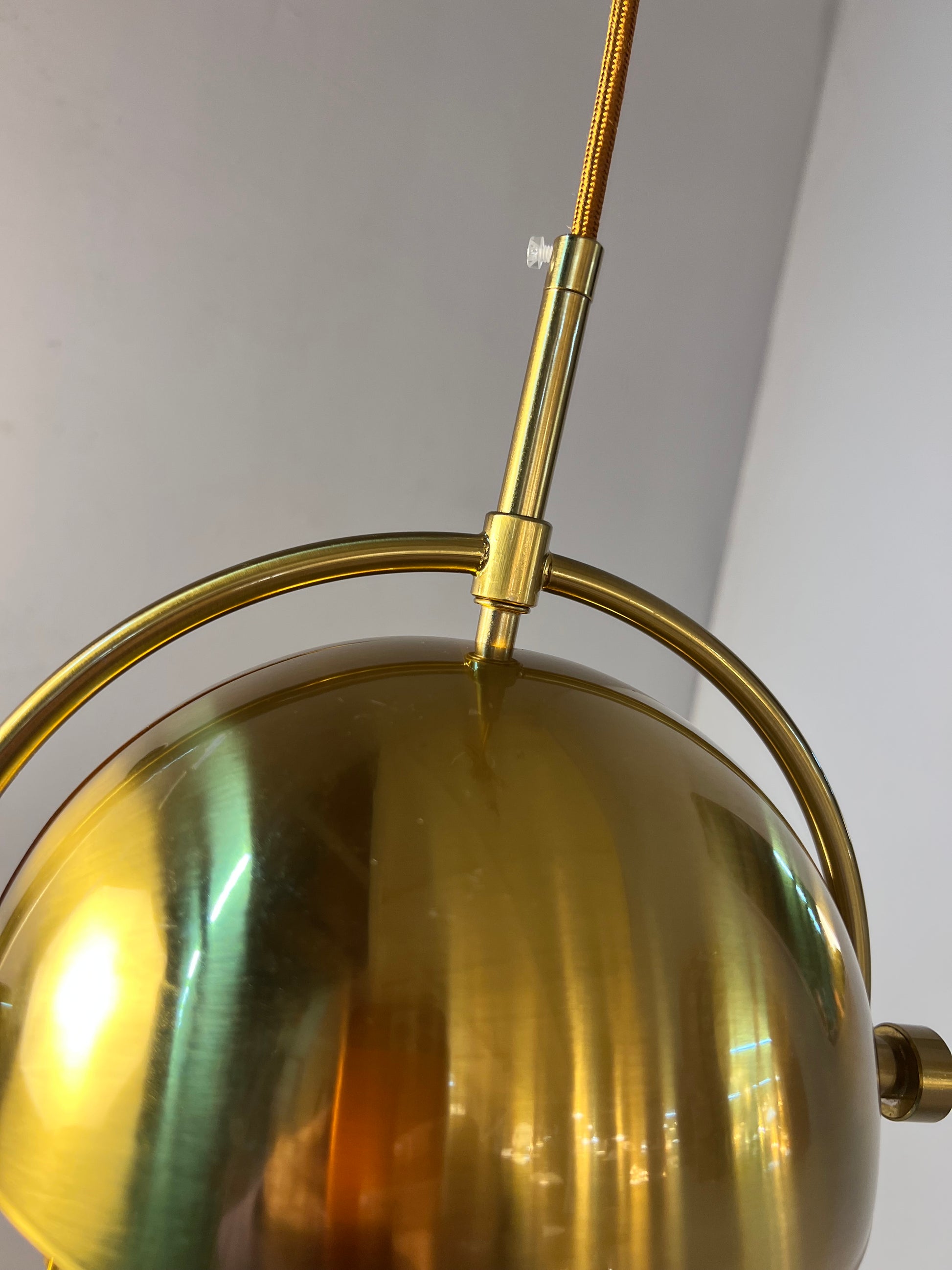 Hängelampe Multi-Lite Messing von Louis Weisdorf für GUBI