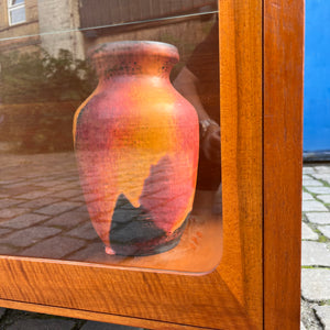 Vitrine Teak Glas von Hans Eichenberger für Röthlisberger