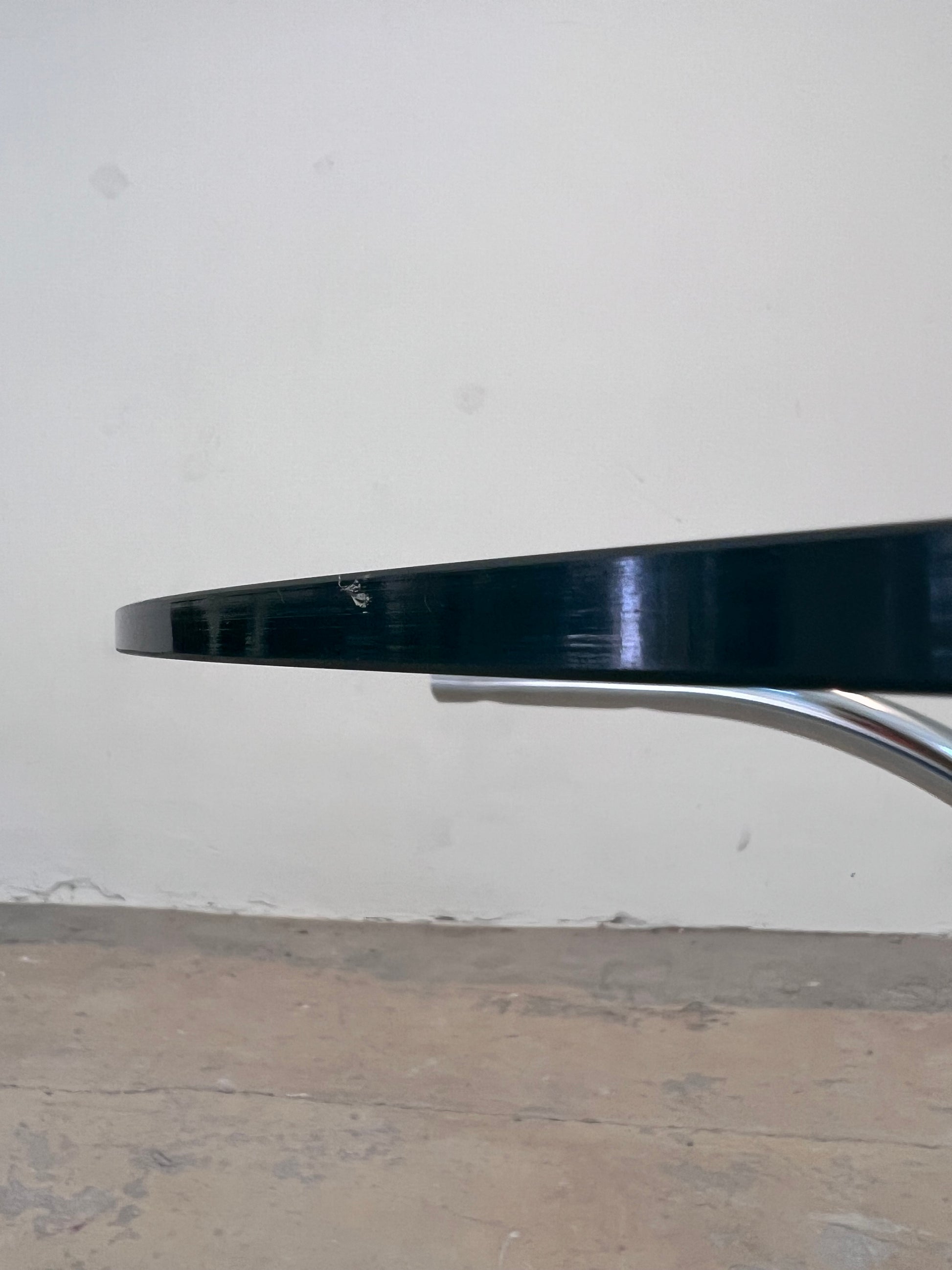 Runder Esstisch Glas & Chrom