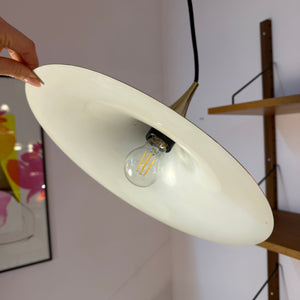 Trompetenlampe gold spiegelnd von Claus Bonderup & Torsten Thorup für Fog & Mørup