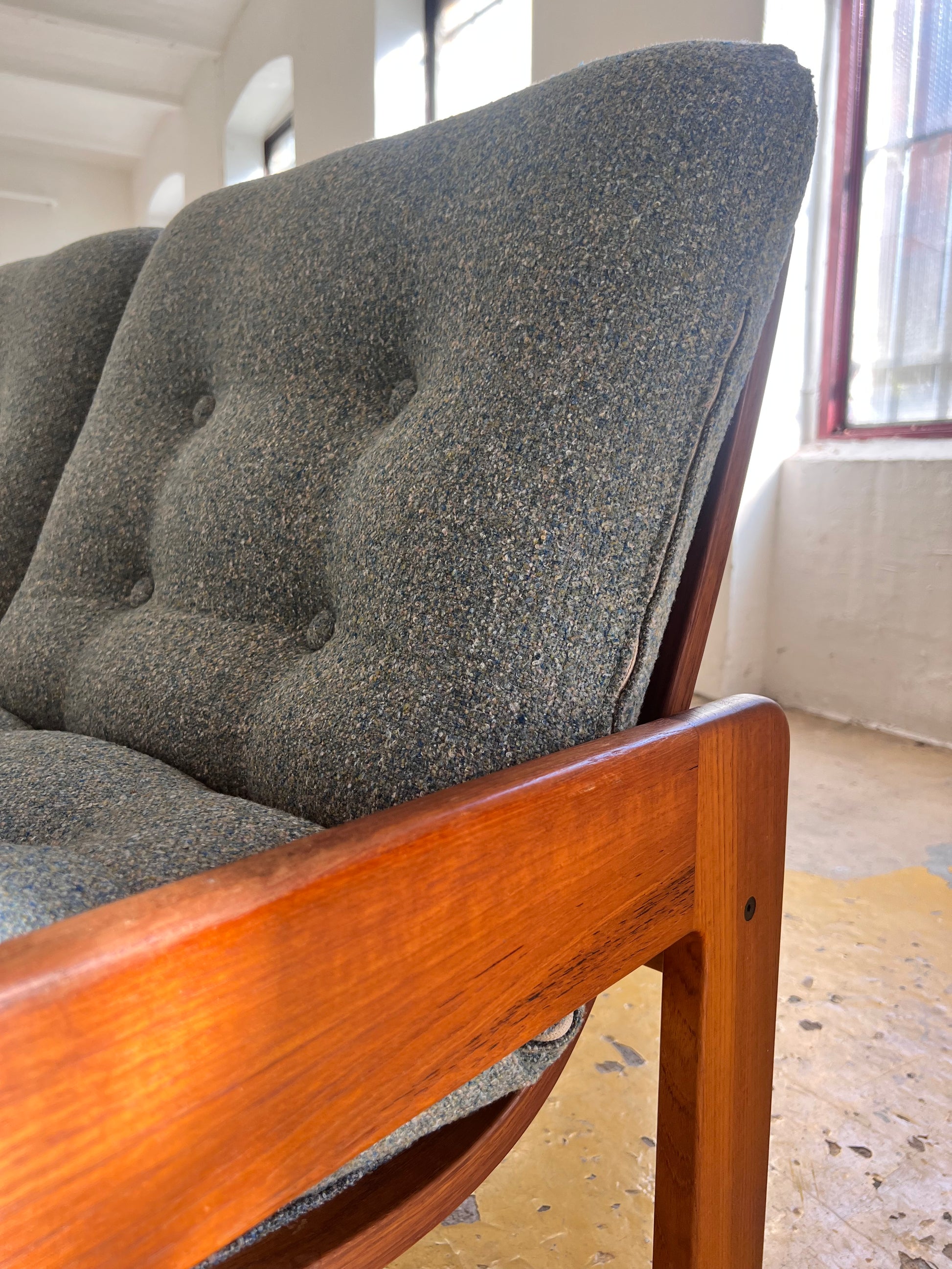Sofa grau von Yngve Ekström für Swedese