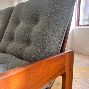 Sofa grau von Yngve Ekström für Swedese