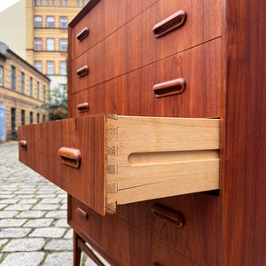 Kommode Teak mit Schloss aus Dänemark