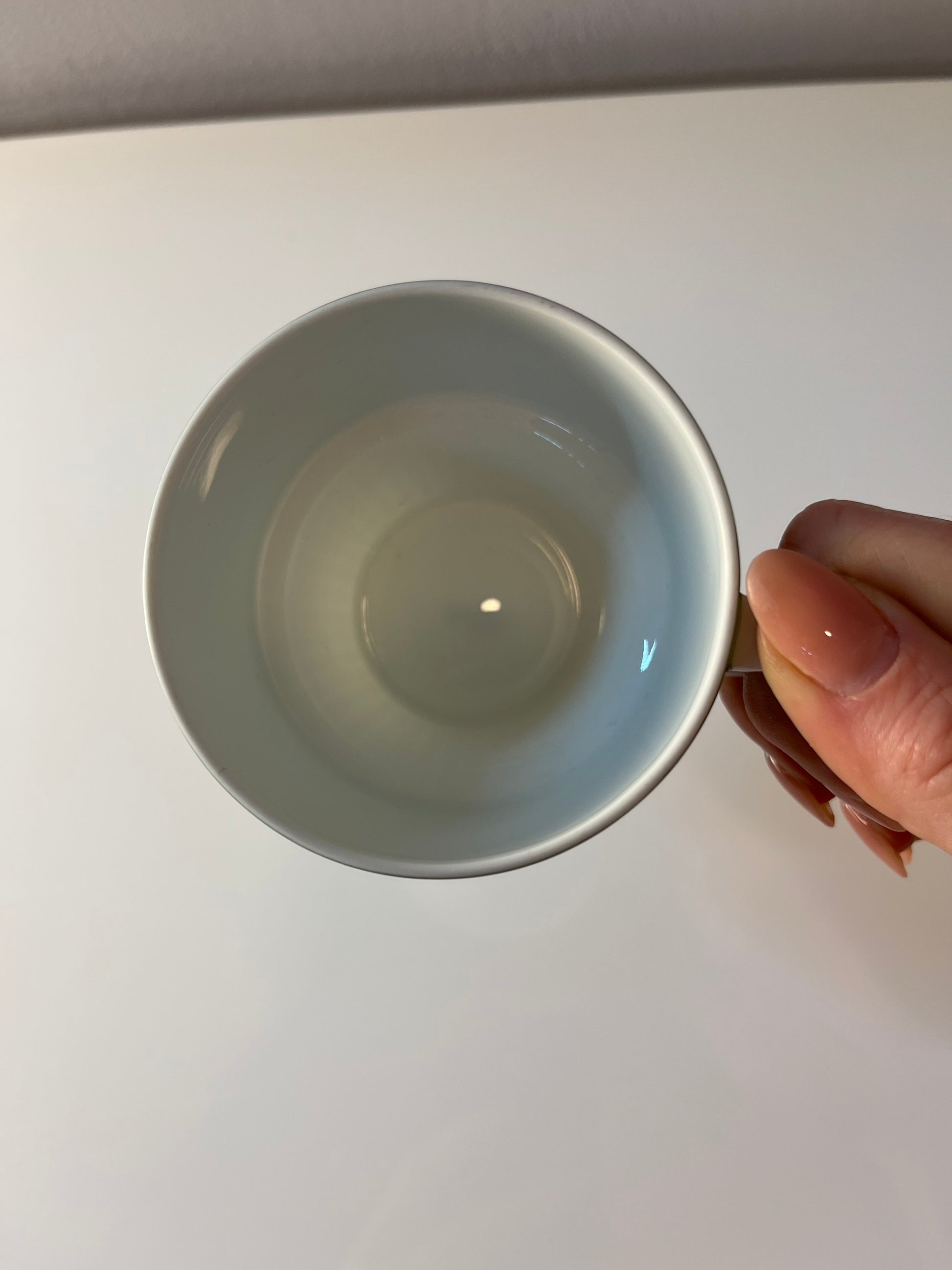 Set: 6x Kaffeetasse mit Untertasse Modulation Secunda grün von Tapio Wirkkala für Rosenthal