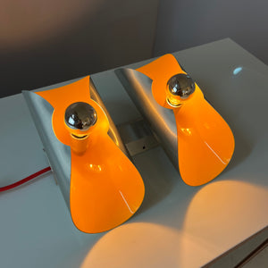 Wandlampe gelb silber von Massive