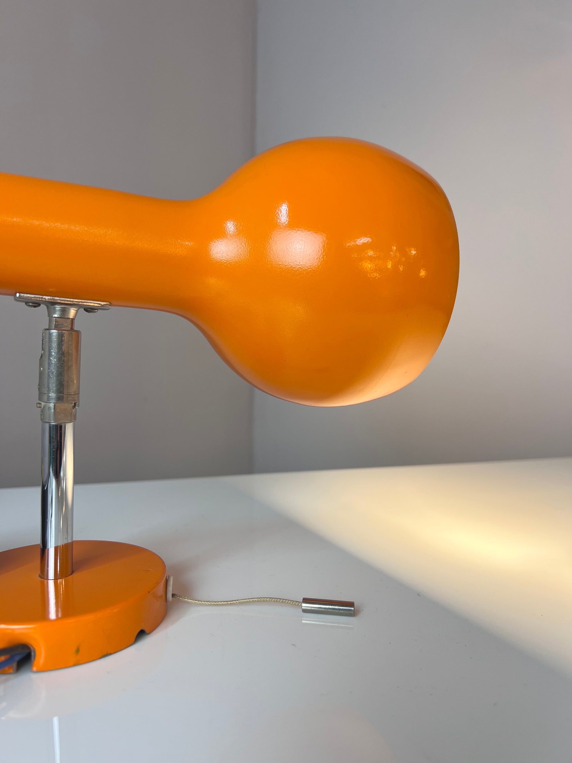 Wandlampe orange 70er