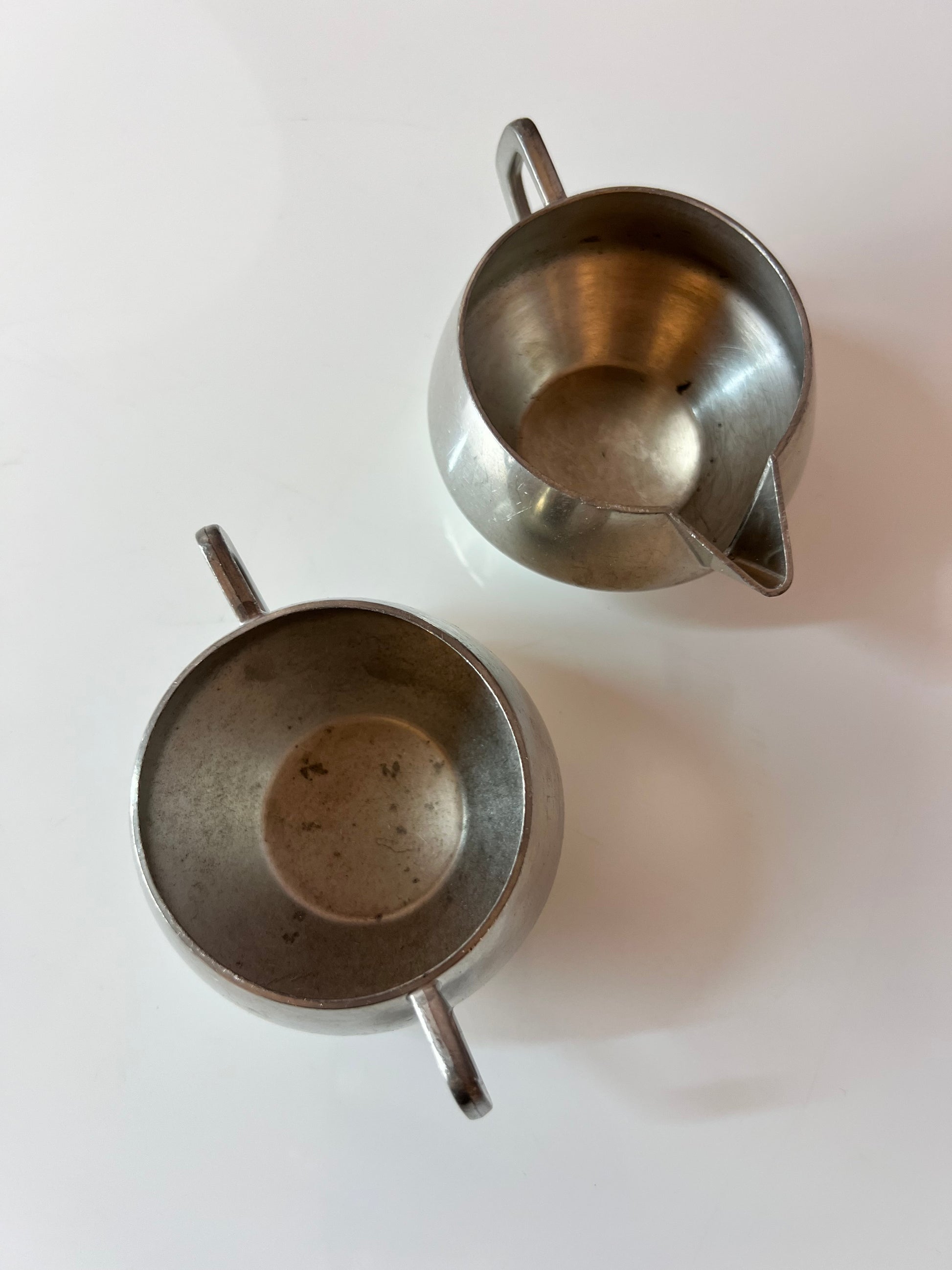 Set: Zuckerdose und Milchkännchen von Brødrene Mylius