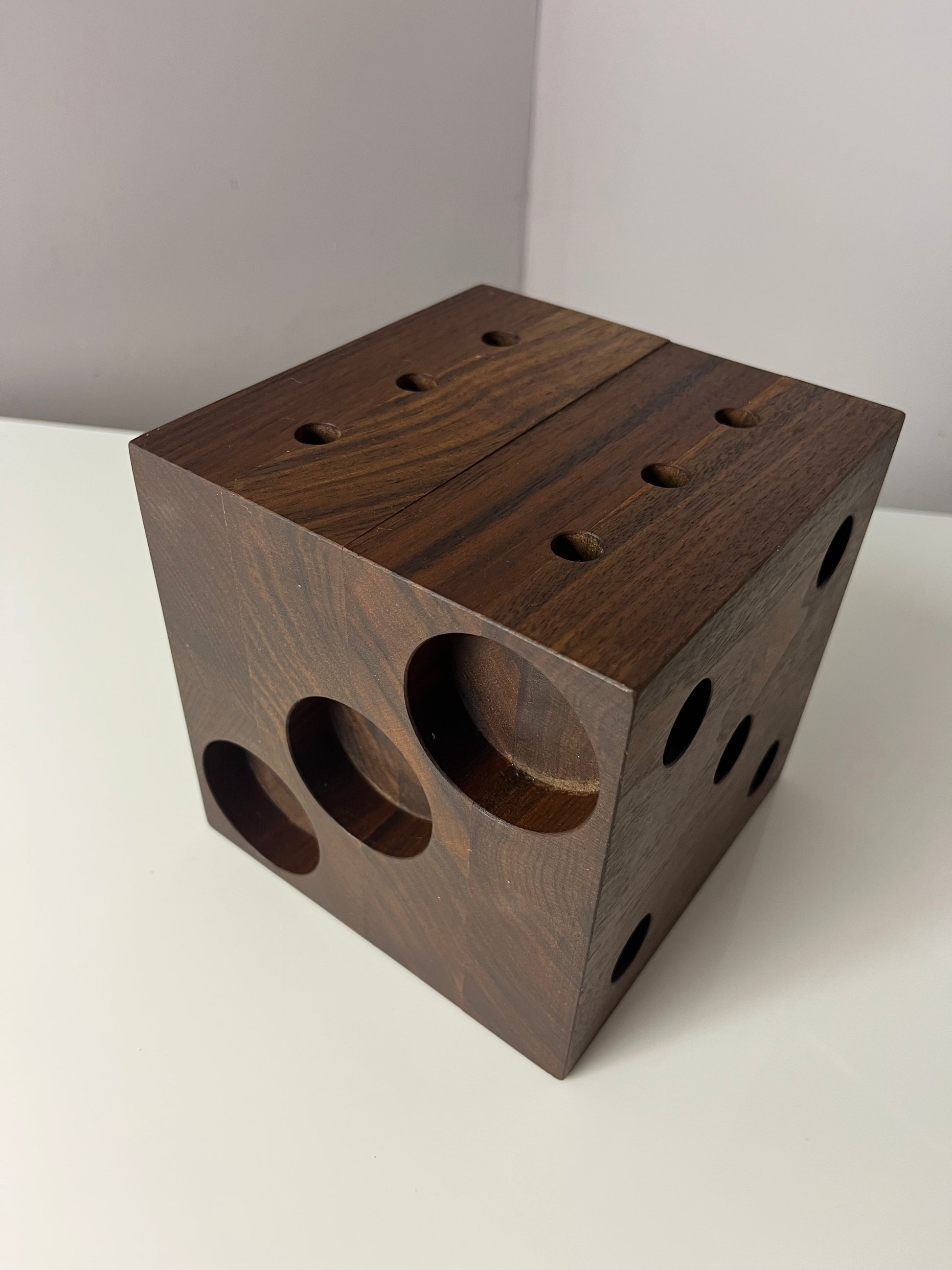 Großer Würfel Teak aus Dänemark