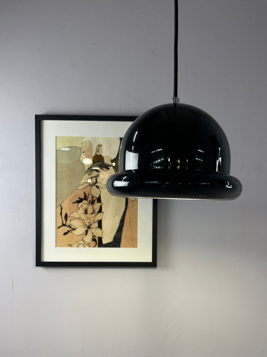 Hängelampe Bowlerhat schwarz